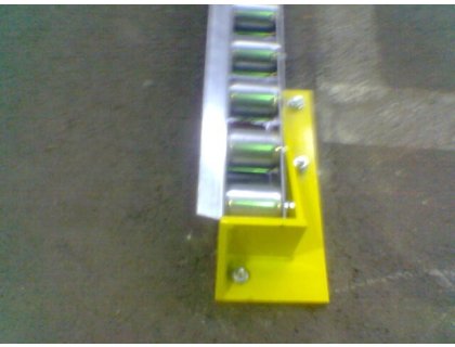 Koncový doraz válečkové dráhy