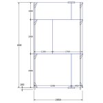 Zadní regálová stěna