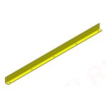 Zemní regálový doraz